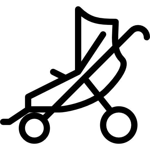 kinderwagen Pixel Perfect Lineal icon