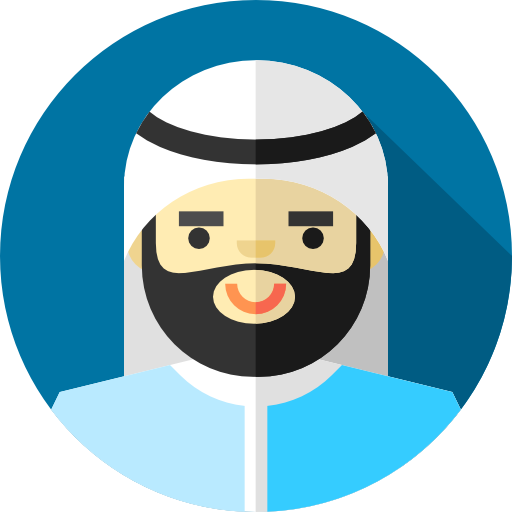 Arab Flat Circular Flat icon