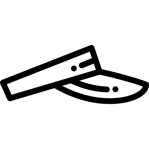 バイザー Detailed Rounded Lineal icon