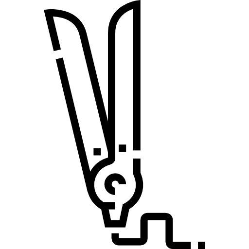ストレートヘアアイロン Detailed Straight Lineal icon