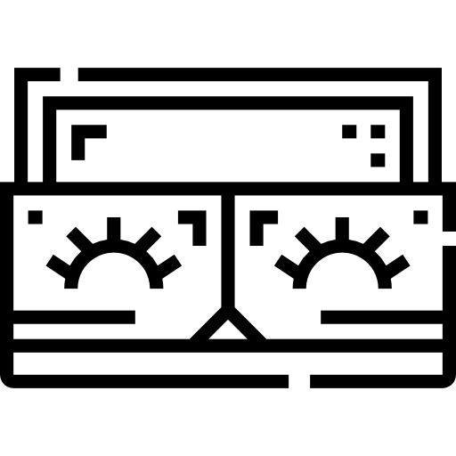 pestañas Detailed Straight Lineal icono