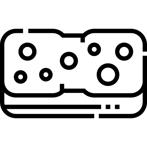 スポンジ Detailed Straight Lineal icon