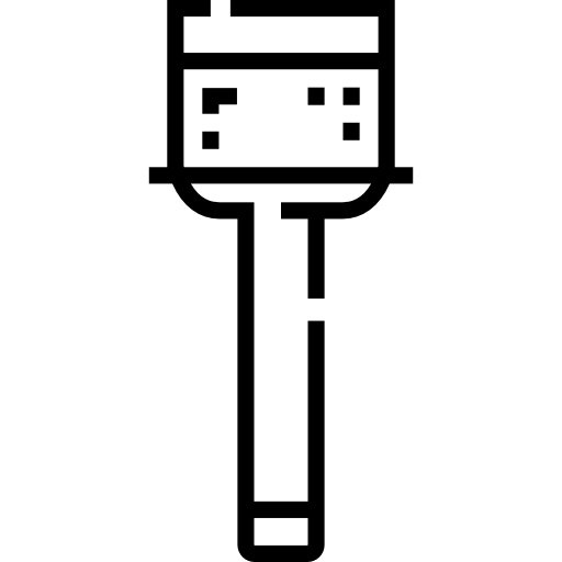 cepillo Detailed Straight Lineal icono