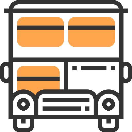autobús Meticulous Yellow shadow icono