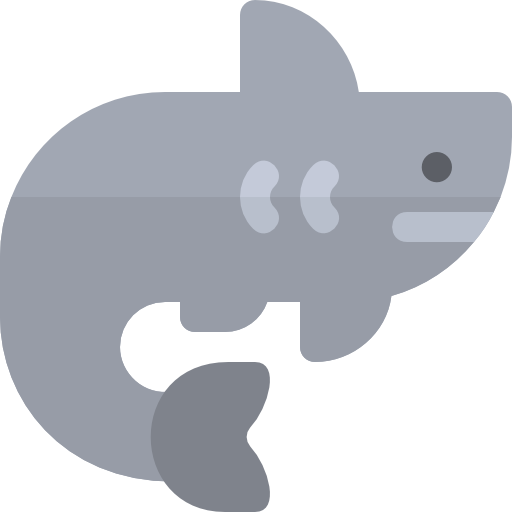 Shark Basic Rounded Flat icon