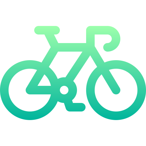 Езда на велосипеде Basic Gradient Lineal color иконка