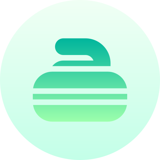 カーリング Basic Gradient Circular icon