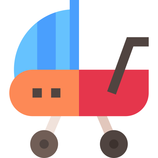 carrito de bebé Basic Straight Flat icono
