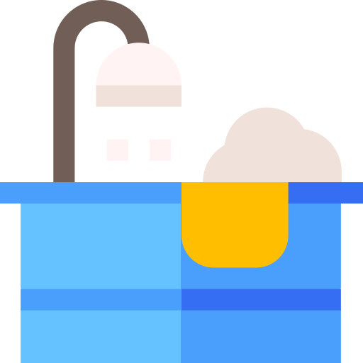 baño Basic Straight Flat icono
