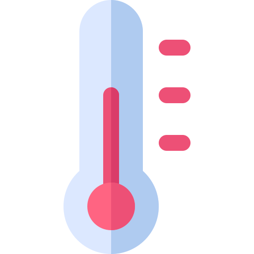 thermomètre Generic Flat Icône