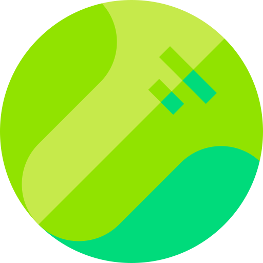pelota de tenis Basic Straight Flat icono