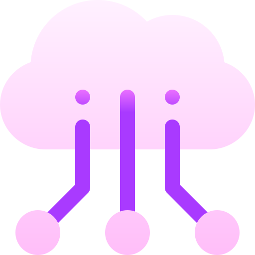 cloud computing Basic Gradient Gradient icona