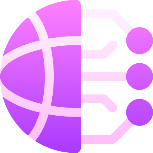 디지털화 Basic Gradient Gradient icon