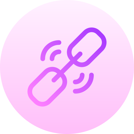koppeling Basic Gradient Circular icoon