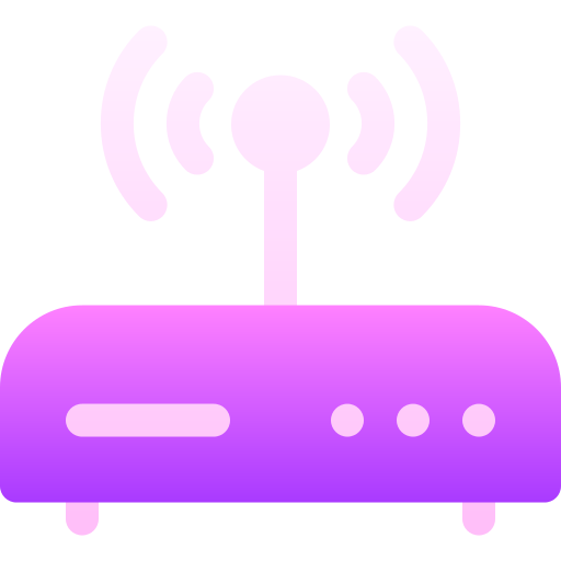 wi-fi роутер Basic Gradient Gradient иконка