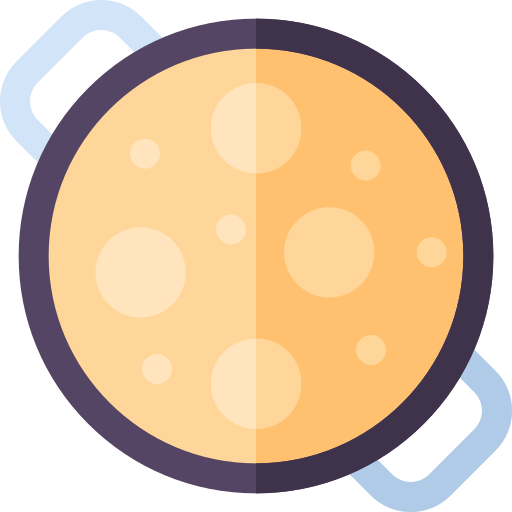 bułka tarta Basic Rounded Flat ikona