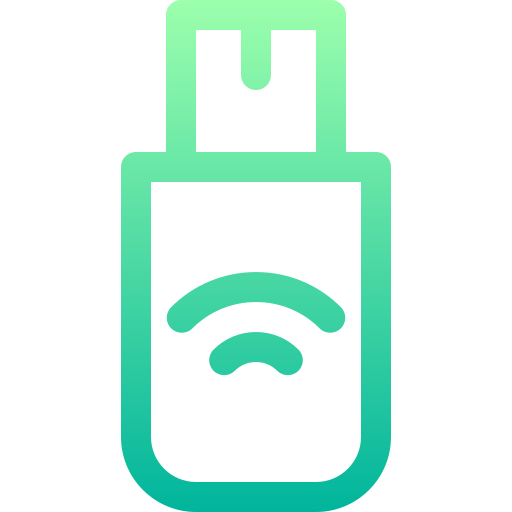 dysk usb Basic Gradient Lineal color ikona