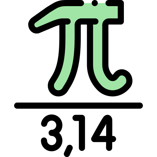 pi Detailed Rounded Lineal color Ícone