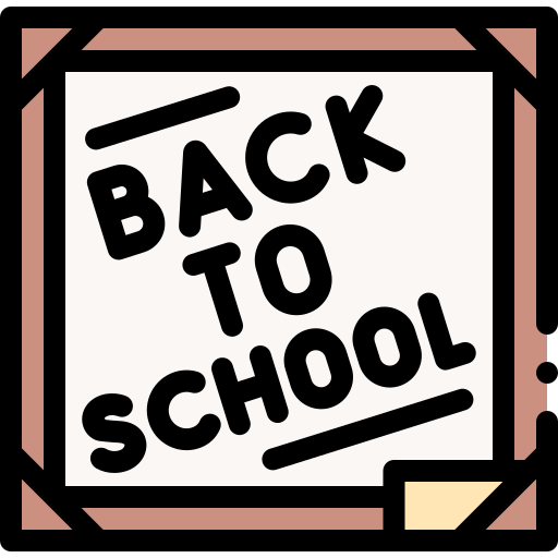 Back to school Detailed Rounded Lineal color icon