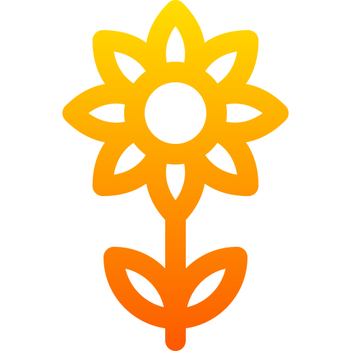 słonecznik Basic Gradient Lineal color ikona