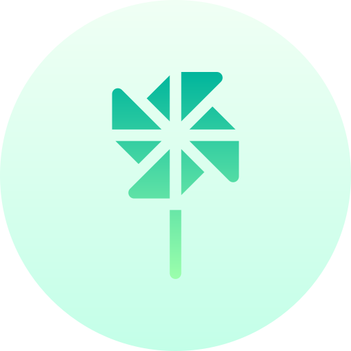 風車 Basic Gradient Circular icon
