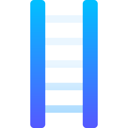 escada Basic Gradient Gradient Ícone