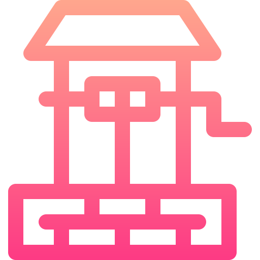 井戸 Basic Gradient Lineal color icon