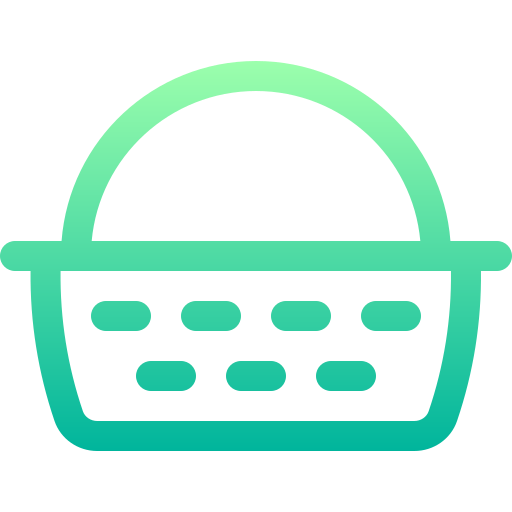 Basket Basic Gradient Lineal color icon