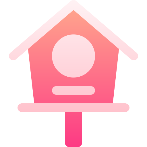 Bird house Basic Gradient Gradient icon