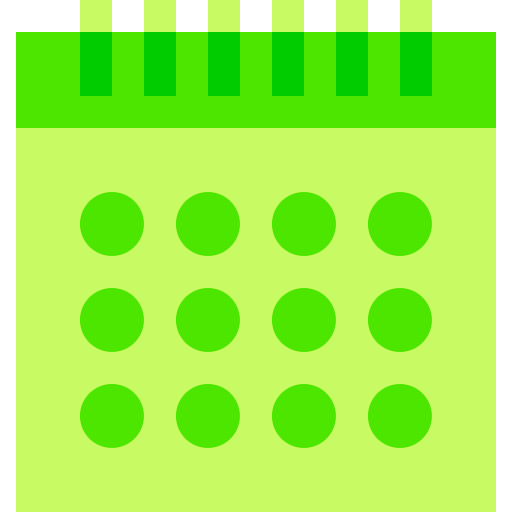 calendario Basic Sheer Flat icona