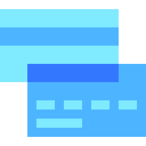 デビットカード Basic Sheer Flat icon