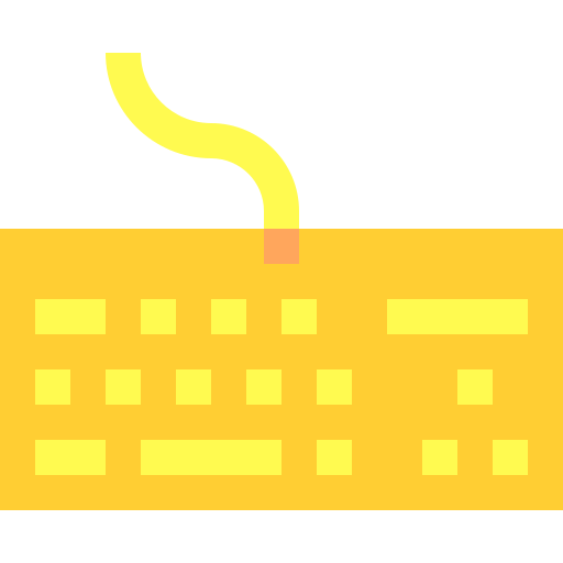 Keyboard Basic Sheer Flat icon