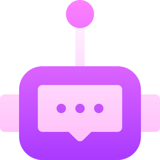 Chatbot Basic Gradient Gradient icon