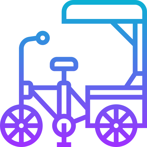 Rickshaw Meticulous Gradient icon