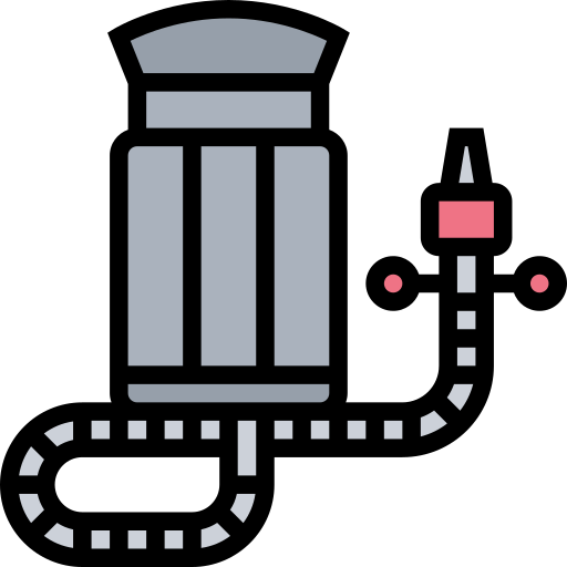 Air pump Meticulous Lineal Color icon