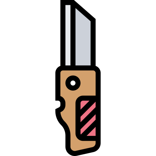Pocket knife Meticulous Lineal Color icon