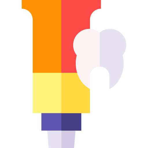 pasta dental Basic Straight Flat icono