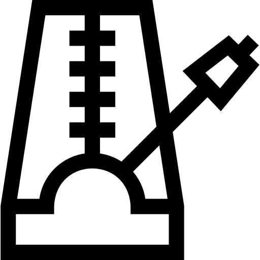 metronomo Basic Straight Lineal icona