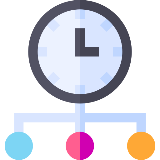 Timing Basic Straight Flat icon