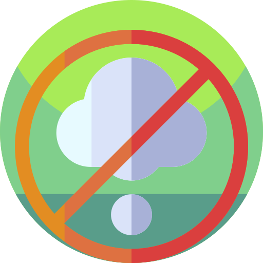 Zero emission Geometric Flat Circular Flat icon