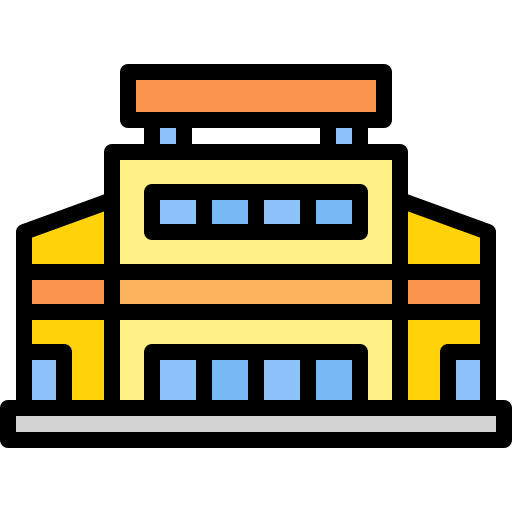 Shopping mall Generic Outline Color icon