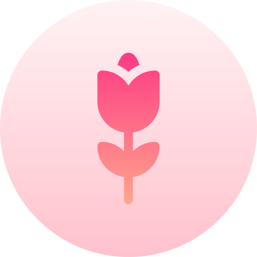 rosa Basic Gradient Circular icono