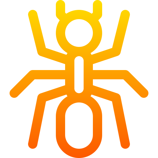 hormiga Basic Gradient Lineal color icono