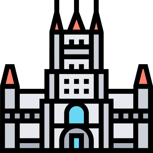 katedra Świętego brawa Meticulous Lineal Color ikona