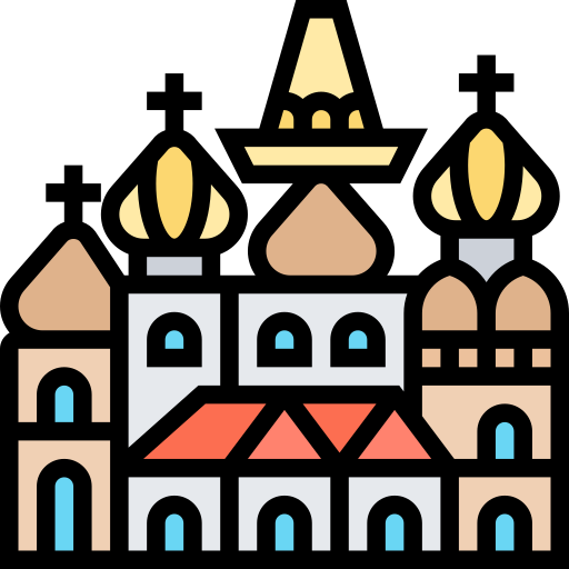 kerk Meticulous Lineal Color icoon