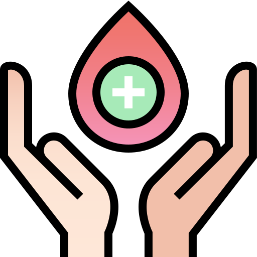 donación de sangre Pixelmeetup Lineal Color icono