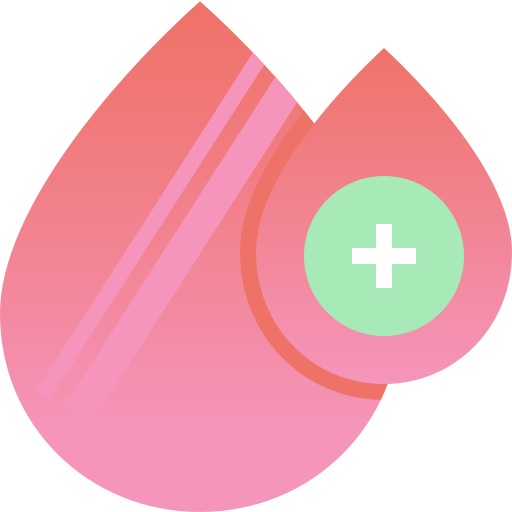 bloed donatie Pixelmeetup Flat icoon