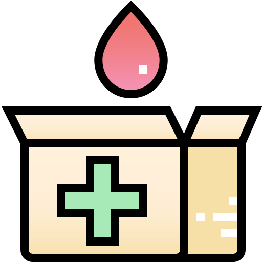 bloed donatie Pixelmeetup Lineal Color icoon