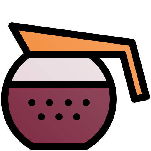 Coffee pot Fatima Lineal Color icon