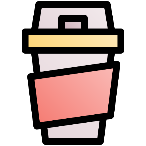 Coffee cup Fatima Lineal Color icon